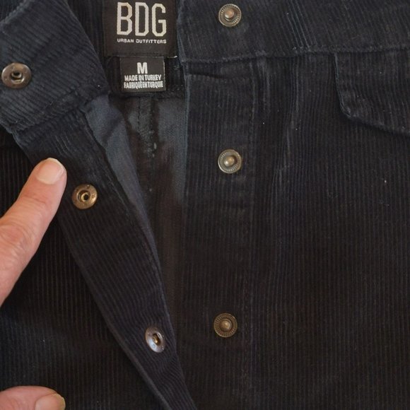 BDG Urban Outfitters Women's Skirt Size Medium Black Thin Corduroy NWT - Picture 7 of 9